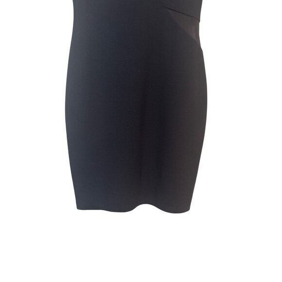 Bailey 44 Small Black Sleeveless Sheath Dress Sheer Mesh Panels - Picture 13 of 16